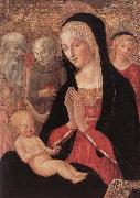 Francesco di Giorgio Martini Madonna and Child with Saints and Angels oil on canvas